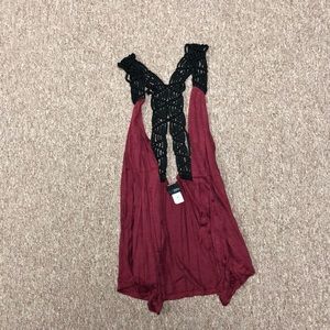 Maroon kimono